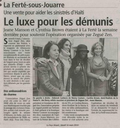 Le Pays Briard (16 mars 2010)
